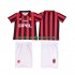 Nogometni Dresovi AC Milan 1996 1997 Retro Dječji Domaći dres Kratkih Rukava