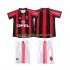 Nogometni Dresovi AC Milan Retro Dječji Domaći dres 1998 1999 Kratkih Rukava