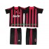 Nogometni Dresovi AC Milan 2009 Retro Dječji Domaći dres 2008 Kratkih Rukava
