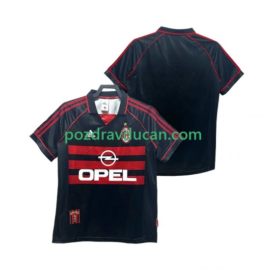 Nogometni Dresovi AC Milan Retro Muški Treći dres 1998 1999 Kratkih Rukava