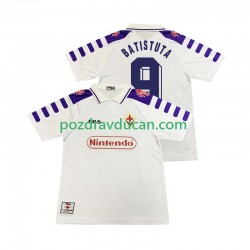Nogometni Dresovi ACF Fiorentina BASTUTA 9 Retro Muški Gostujući dres 1998 1999 Kratkih Rukava