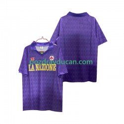 Nogometni Dresovi ACF Fiorentina 1989 1990 Retro Muški Domaći dres Kratkih Rukava