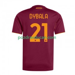 Nogometni Dresovi Roma Dybala 21 Muški Domaći dres 2025-2026 Kratkih Rukava