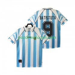 Nogometni Dresovi Argentina BATISTUTA 9 1996 1997 Retro Muški Domaći dres Kratkih Rukava