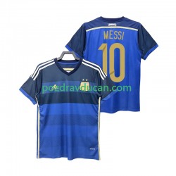 Nogometni Dresovi Argentina Lionel Messi 10 2014 Retro Muški Gostujući dres Kratkih Rukava