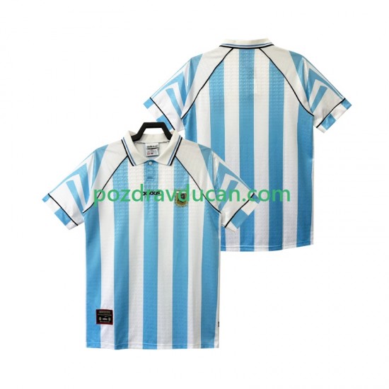Nogometni Dresovi Argentina 1996 1997 Retro Muški Domaći dres Kratkih Rukava