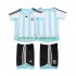 Nogometni Dresovi Argentina 2007 Retro Dječji Domaći dres 2006 Kratkih Rukava