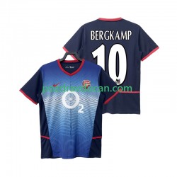 Nogometni Dresovi Arsenal BERGKAMP 10 Retro Muški Gostujući dres 2002 2004 Kratkih Rukava