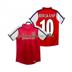 Nogometni Dresovi Arsenal BERGKAMP 10 2001 Retro Muški Domaći dres 2002 Kratkih Rukava