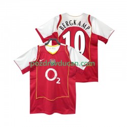 Nogometni Dresovi Arsenal BERGKAMP 10 2005 Retro Muški Domaći dres 2004 Kratkih Rukava
