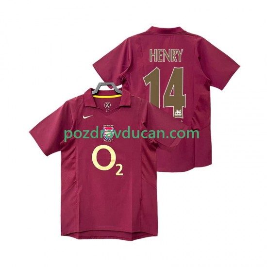 Nogometni Dresovi Arsenal Henry 14 2005 Retro Muški Domaći dres 2006 Kratkih Rukava
