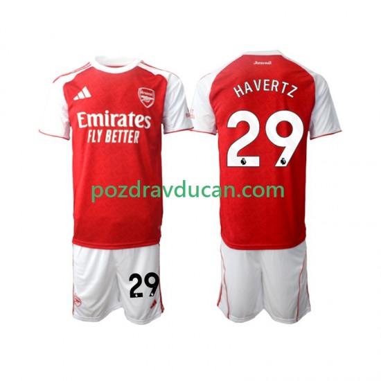 Nogometni Dresovi Arsenal Kai Havertz 29 Dječji Domaći dres 2025-2026 Kratkih Rukava