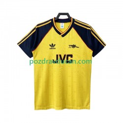 Nogometni Dresovi Arsenal 1988 1990 Retro Muški Gostujući dres Kratkih Rukava