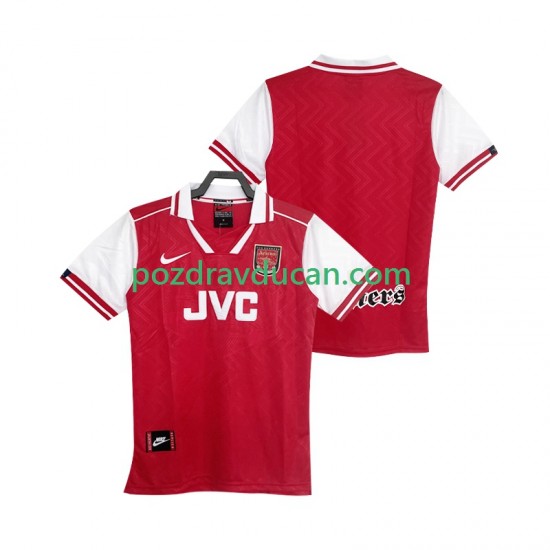 Nogometni Dresovi Arsenal 1996 1997 Retro Muški Domaći dres Kratkih Rukava