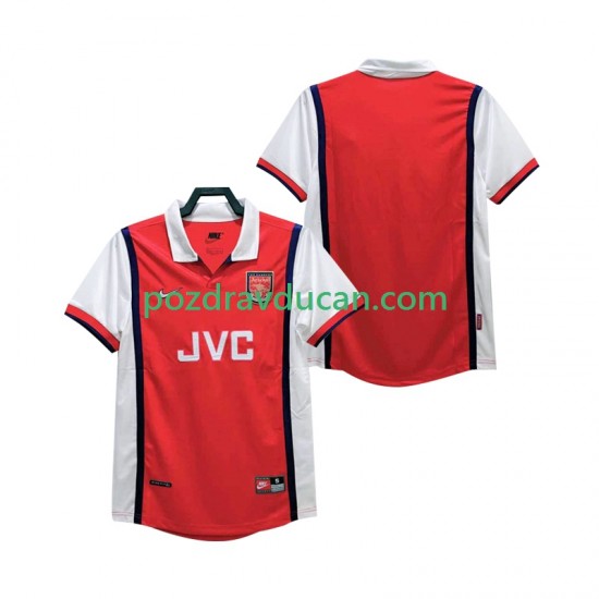 Nogometni Dresovi Arsenal Retro Muški Domaći dres 1998 1999 Kratkih Rukava