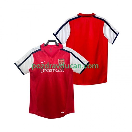 Nogometni Dresovi Arsenal 2001 Retro Muški Domaći dres 2002 Kratkih Rukava