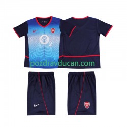 Nogometni Dresovi Arsenal Retro Dječji Gostujući dres 2002 2004 Kratkih Rukava