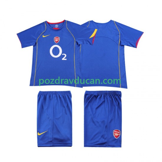 Nogometni Dresovi Arsenal 2005 Retro Dječji Gostujući dres 2004 Kratkih Rukava