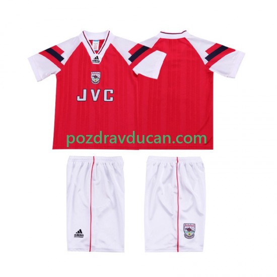 Nogometni Dresovi Arsenal 1992 Retro Dječji Domaći dres 1994 Kratkih Rukava