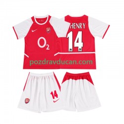 Nogometni Dresovi Arsenal Thierry Henry 14 2003 Retro Dječji Domaći dres 2002 Kratkih Rukava