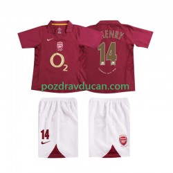 Nogometni Dresovi Arsenal Thierry Henry 14 2005 Retro Dječji Domaći dres 2006 Kratkih Rukava