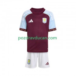 Nogometni Dresovi Aston Villa Dječji Domaći dres 2025-2026 Kratkih Rukava
