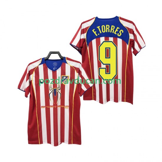 Nogometni Dresovi Atlético Madrid F TORRES 9 2005 Retro Muški Domaći dres 2004 Kratkih Rukava