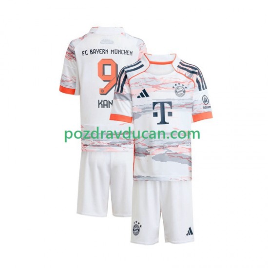 Nogometni Dresovi FC Bayern München Harry Kane 9 Dječji Gostujući dres 2025-2026 Kratkih Rukava