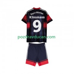 Nogometni Dresovi FC Bayern München Klinsmann 9 1997 Retro Dječji Domaći dres 1999 Kratkih Rukava