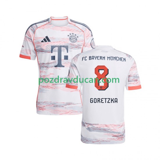 Nogometni Dresovi FC Bayern München Leon Goretzka 8 Muški Gostujući dres 2025-2026 Kratkih Rukava