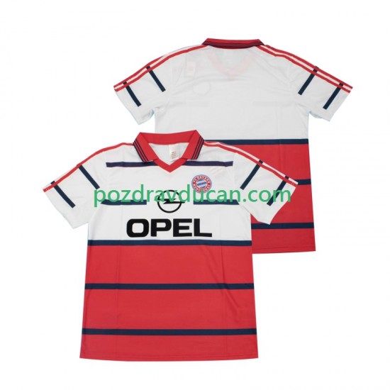 Nogometni Dresovi FC Bayern München Retro Muški Gostujući dres 1998 1999 Kratkih Rukava