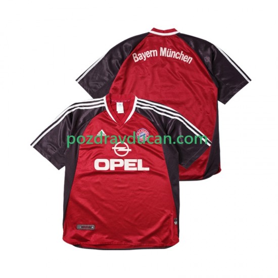Nogometni Dresovi FC Bayern München 2001 Retro Muški Domaći dres 2002 Kratkih Rukava