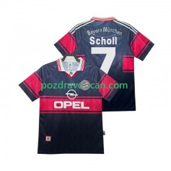 Nogometni Dresovi FC Bayern München Scholl 7 1997 Retro Muški Domaći dres 1999 Kratkih Rukava