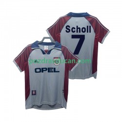 Nogometni Dresovi FC Bayern München Scholl 7 Retro Muški Treći dres 1998 1999 Kratkih Rukava
