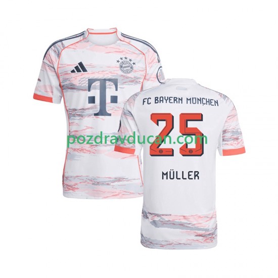 Nogometni Dresovi FC Bayern München Thomas Muller 25 Muški Gostujući dres 2025-2026 Kratkih Rukava