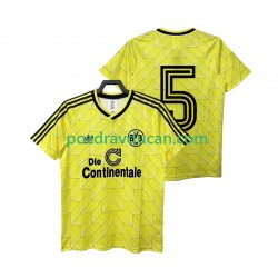 Nogometni Dresovi Borussia Dortmund 5 1988 1989 Retro Muški Domaći dres Kratkih Rukava