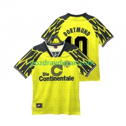 Nogometni Dresovi Borussia Dortmund Moller 10 1995 Retro Muški Domaći dres 1994 Kratkih Rukava