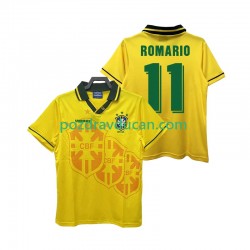 Nogometni Dresovi Brazil ROMARIO 11 Retro Muški Domaći dres 1994 Kratkih Rukava