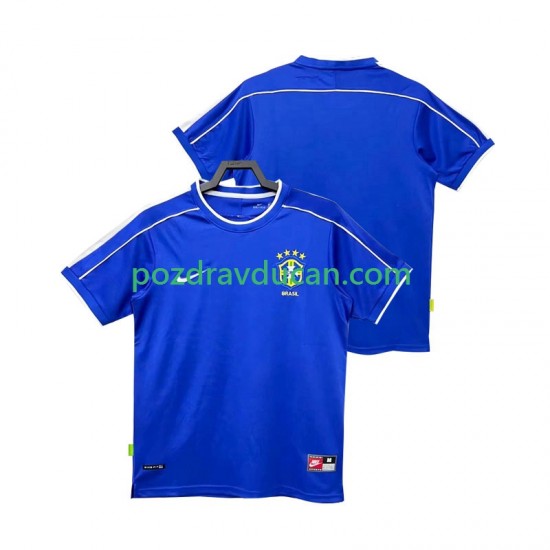 Nogometni Dresovi Brazil Retro Muški Gostujući dres 1998 Kratkih Rukava