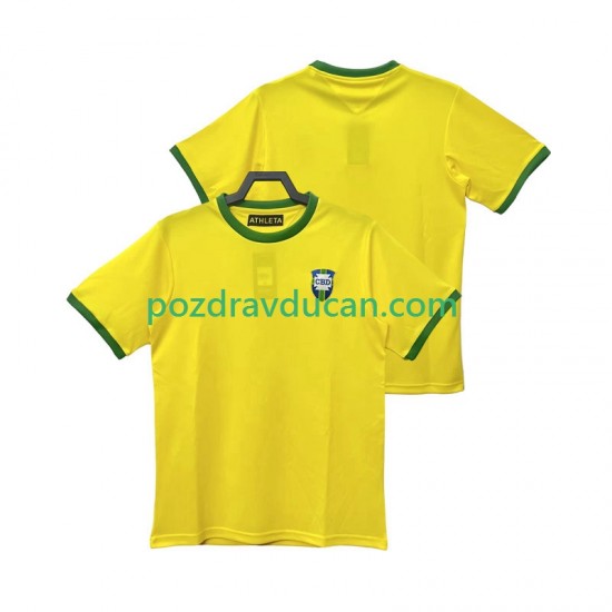 Nogometni Dresovi Brazil 1970 Retro Muški Domaći dres Kratkih Rukava