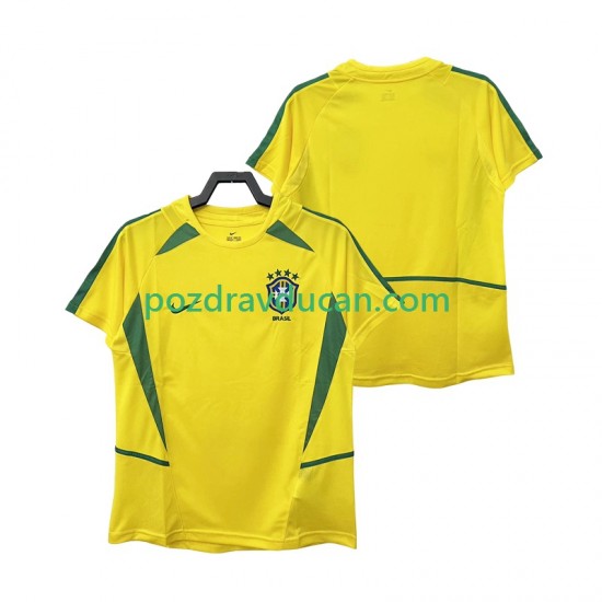 Nogometni Dresovi Brazil Retro Muški Domaći dres 2002 Kratkih Rukava