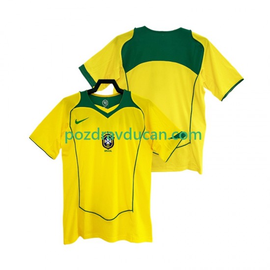 Nogometni Dresovi Brazil Retro Muški Domaći dres 2004 Kratkih Rukava