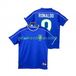 Nogometni Dresovi Brazil Ronaldo 9 Retro Muški Gostujući dres 1998 Kratkih Rukava