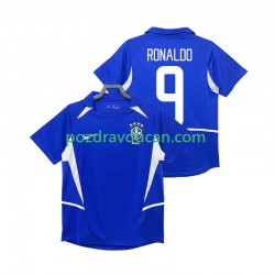 Nogometni Dresovi Brazil Ronaldo 9 Retro Muški Gostujući dres 2002 Kratkih Rukava