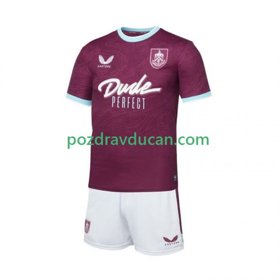 Nogometni Dresovi Burnley Dječji Domaći dres 2025-2026 Kratkih Rukava