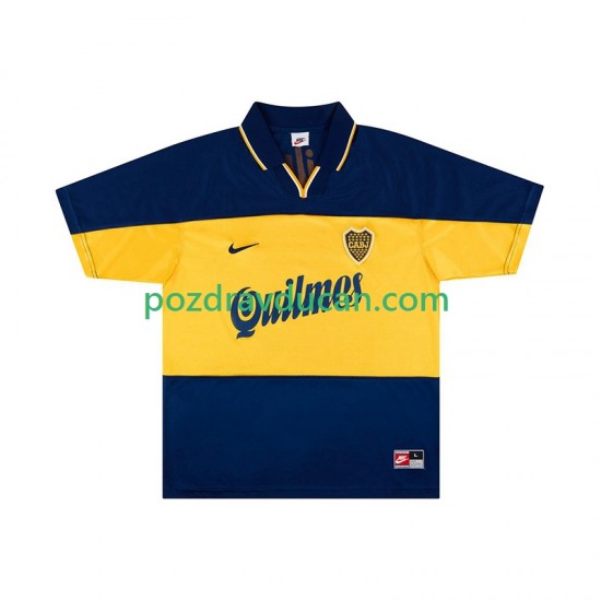 Nogometni Dresovi CA Boca Juniors 2000 Retro Muški Domaći dres 1999 Kratkih Rukava