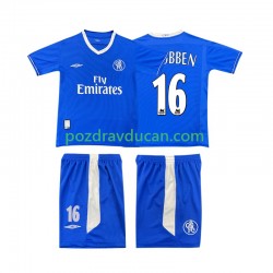 Nogometni Dresovi Chelsea Robben 16 2003 2005 Retro Dječji Domaći dres Kratkih Rukava