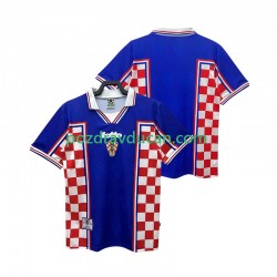 Nogometni Dresovi Hrvatska Retro Muški Gostujući dres 1998 Kratkih Rukava
