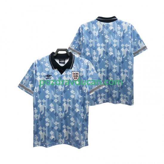 Nogometni Dresovi Engleska 1990 Retro Muški Treći dres Kratkih Rukava