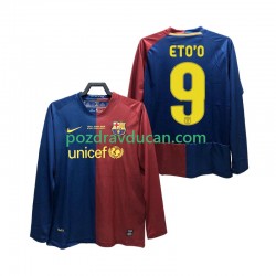 Nogometni Dresovi FC Barcelona ETO O 9 Champions League 2009 Retro Muški Domaći dres 2008 Dugi Rukav